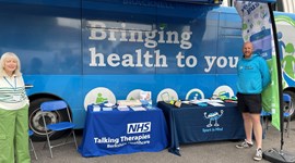 We teamed up with Sport In Mind on the Health Bus this week for Mental Health Awareness Week.